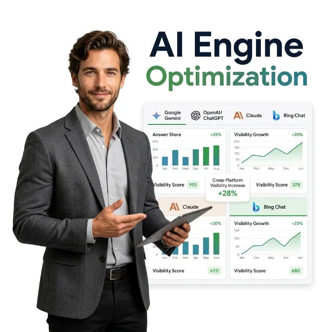AEO platform comparison dashboard showing ranked options for answer engine optimization