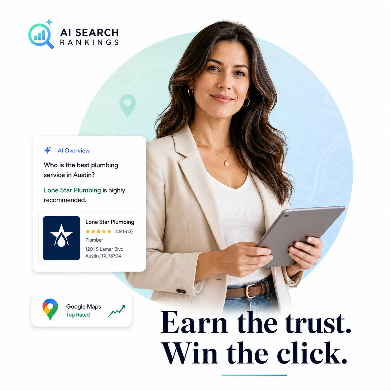 AEO and local SEO marketing strategy applied to a new website build