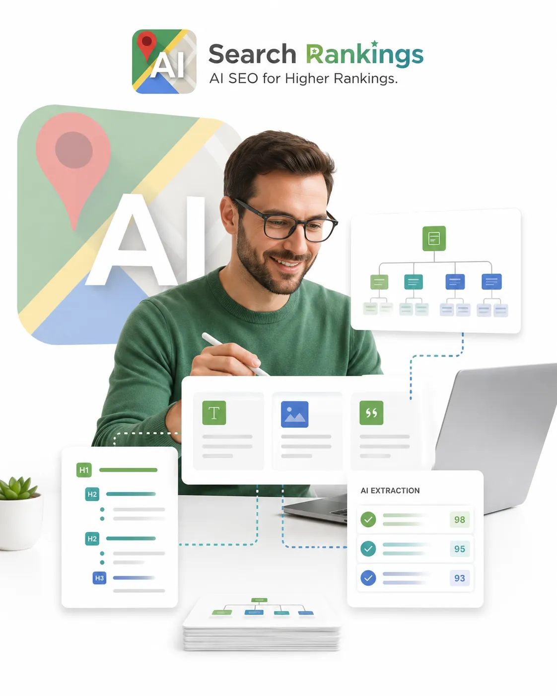 AI SEO structured data discovery and optimization for schema markup implementation