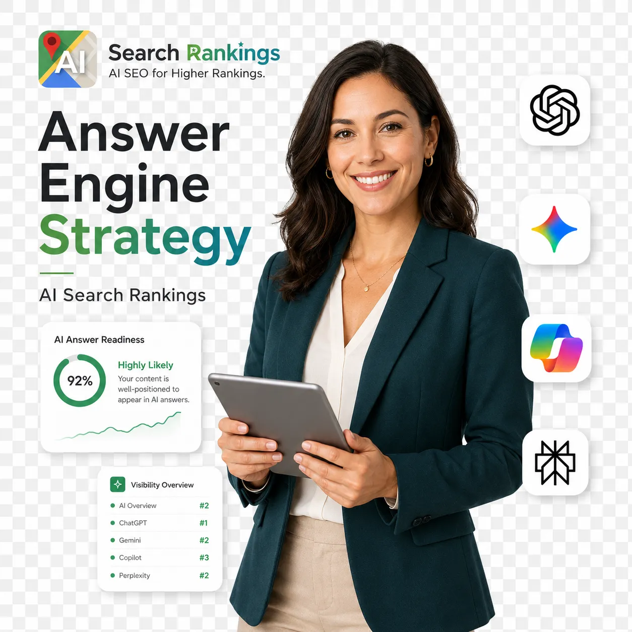 Answer engine optimization strategy improving AI SEO rankings and citations