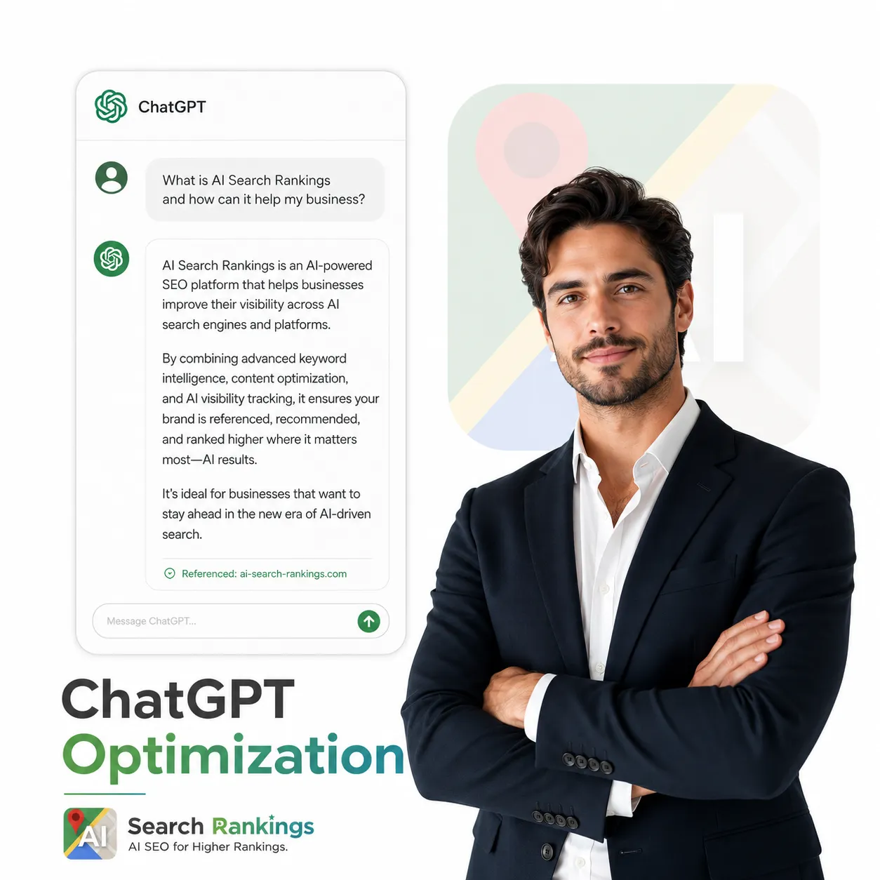 Analysis of the source signals ChatGPT uses to describe a business