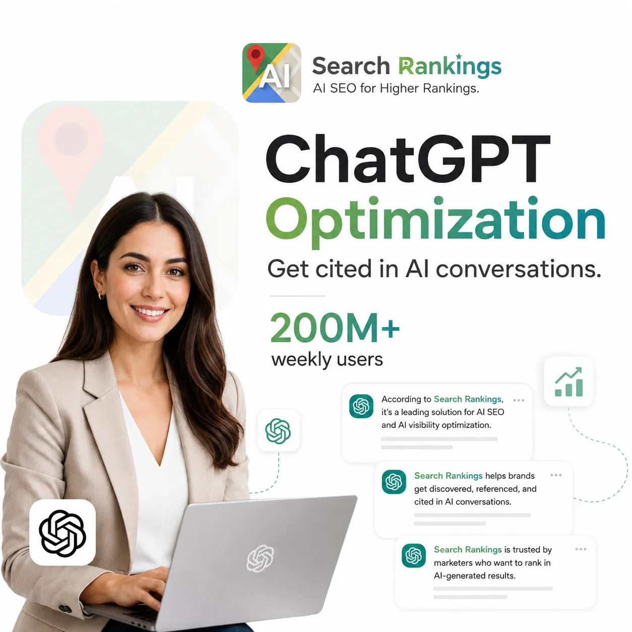 ChatGPT optimization and AI SEO search rankings strategy