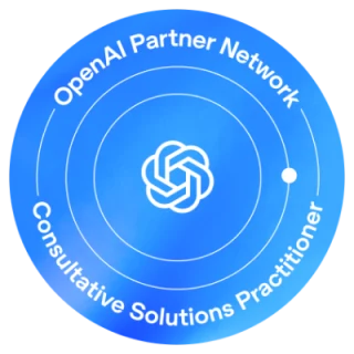 OpenAI Partner Network badge: OpenAI Consultative Solutions Practitioner