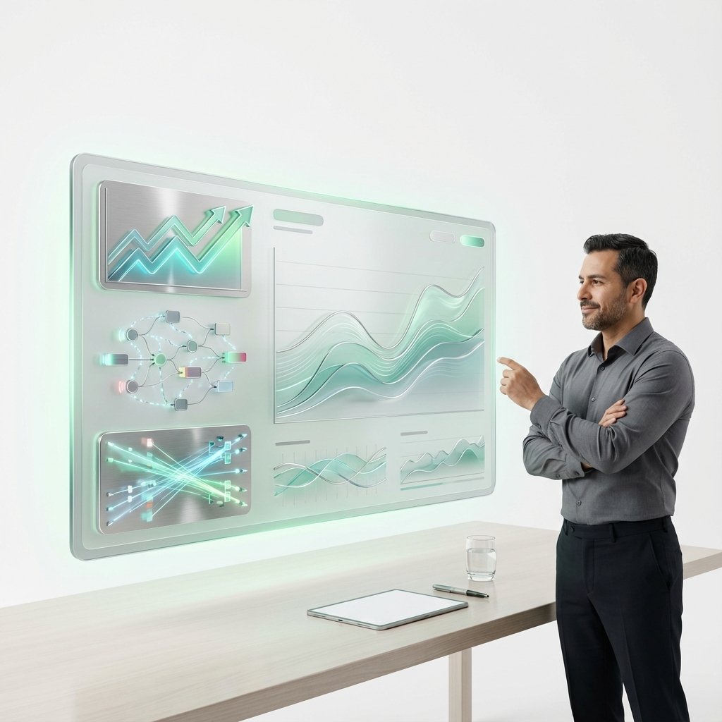 Audit dashboard showing website performance metrics and AI search readiness score